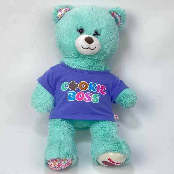 (sold)Build a Bear Girl Scouts Thin Mints 16" Plush Cookie Teddy - Picture 1 of 7